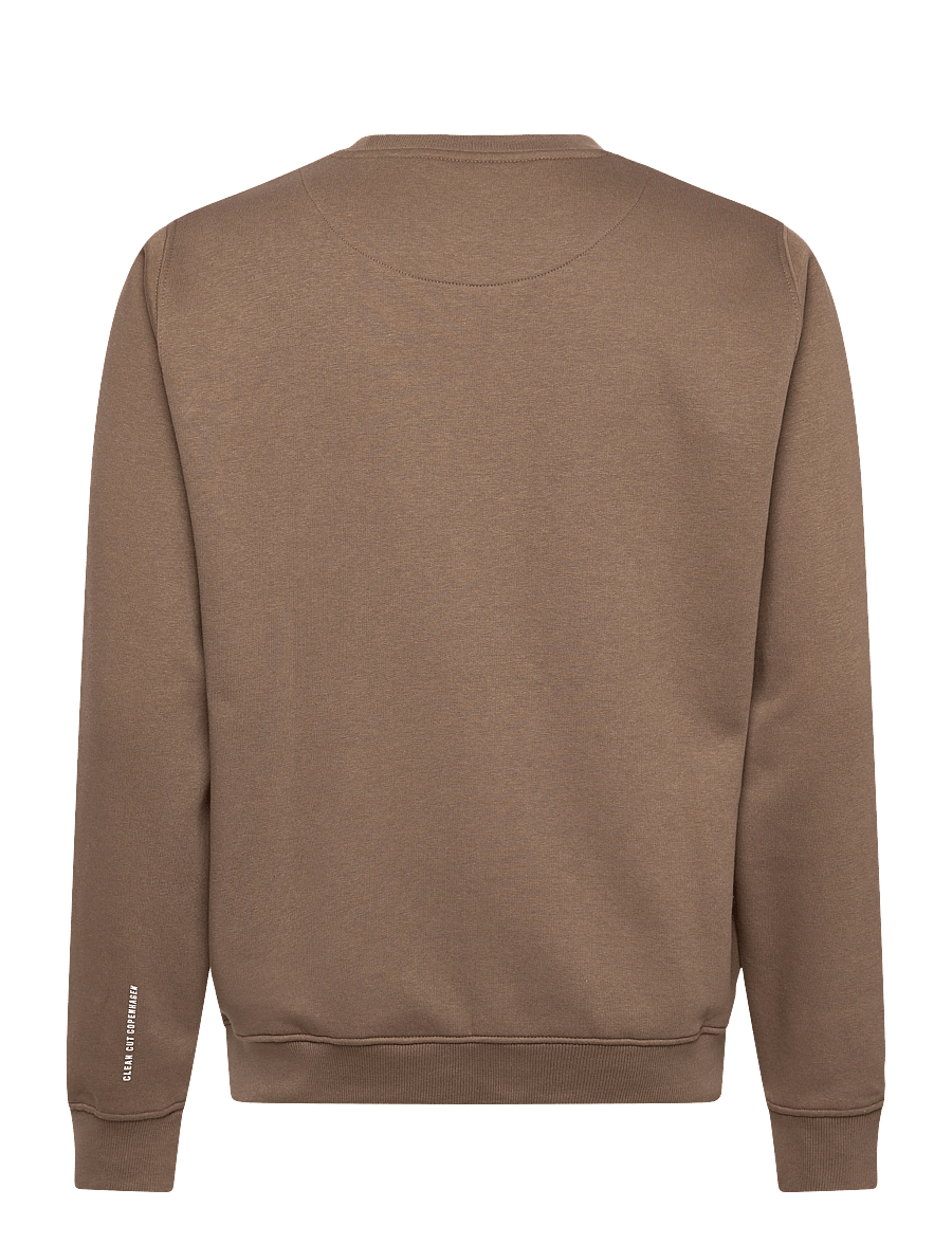 Clean Cut Copenhagen - Patrick sweatshirt - sweatshirts - shitake - 2
