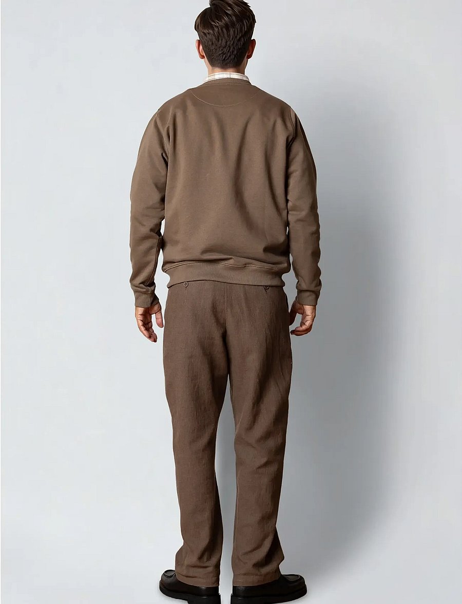 Clean Cut Copenhagen - Patrick sweatshirt - sweatshirts - shitake - 4