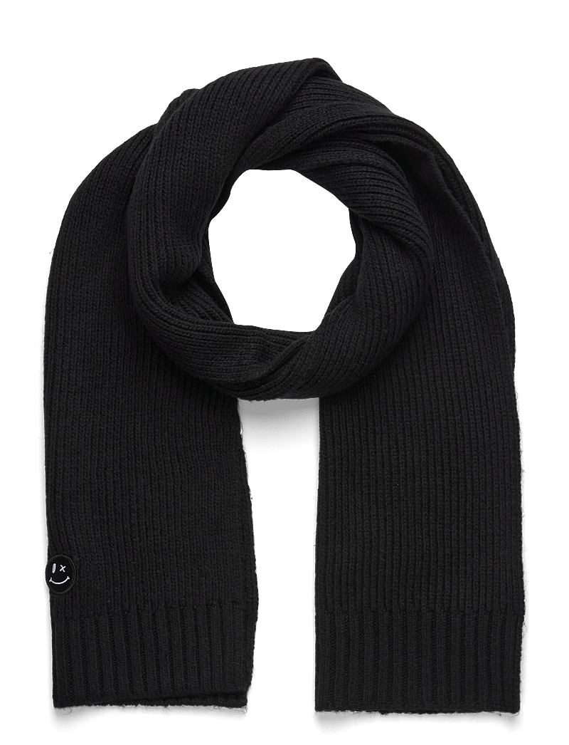 Clean Cut Copenhagen - Patrick scarf knit - halstørklæder - black - 1