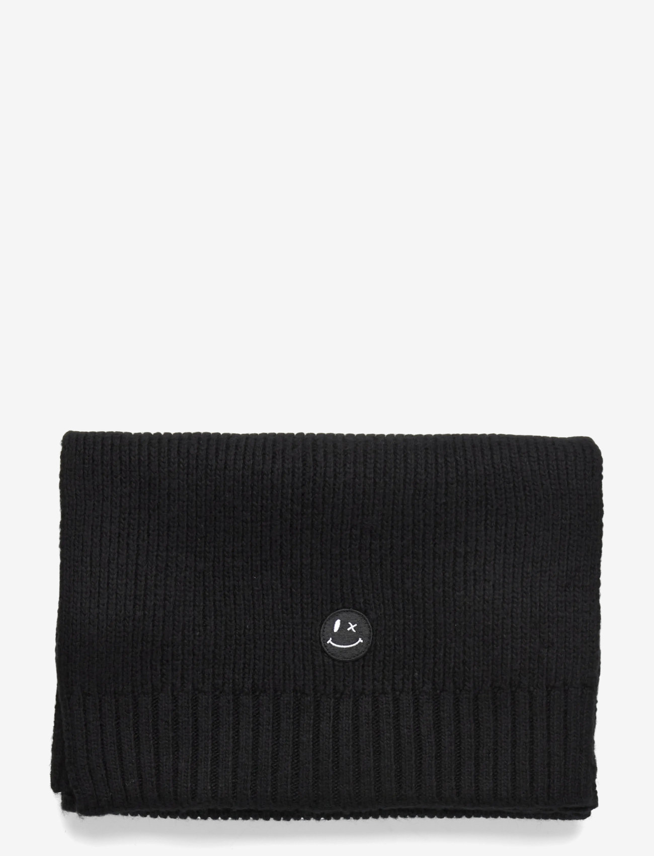 Clean Cut Copenhagen - Patrick scarf knit - halstørklæder - black - 2