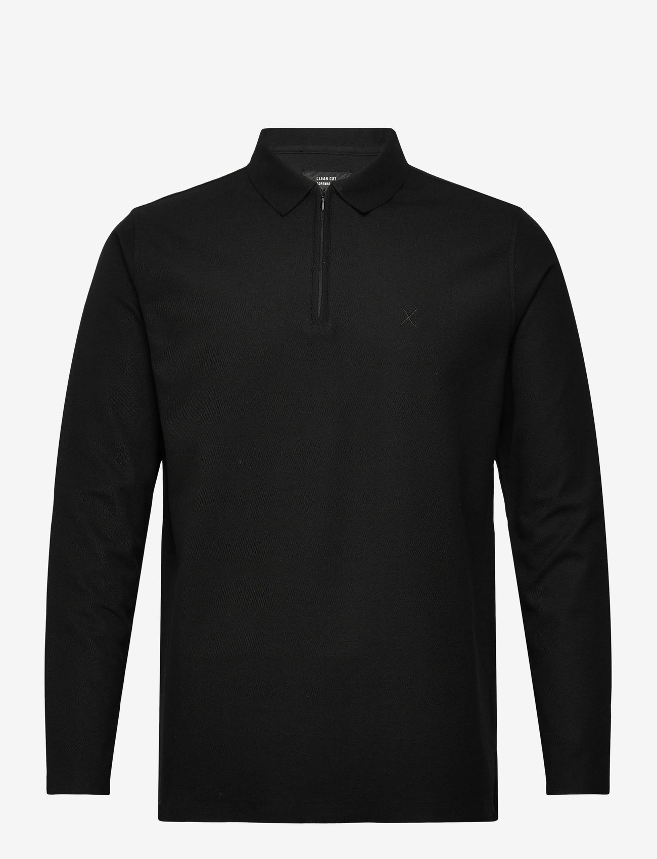 Clean Cut Copenhagen - Joss L/S polo - långärmade pikéer - black - 1