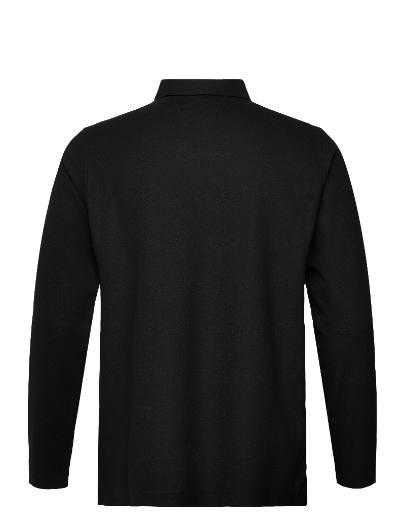 Clean Cut Copenhagen - Joss L/S polo - långärmade pikéer - black - 2