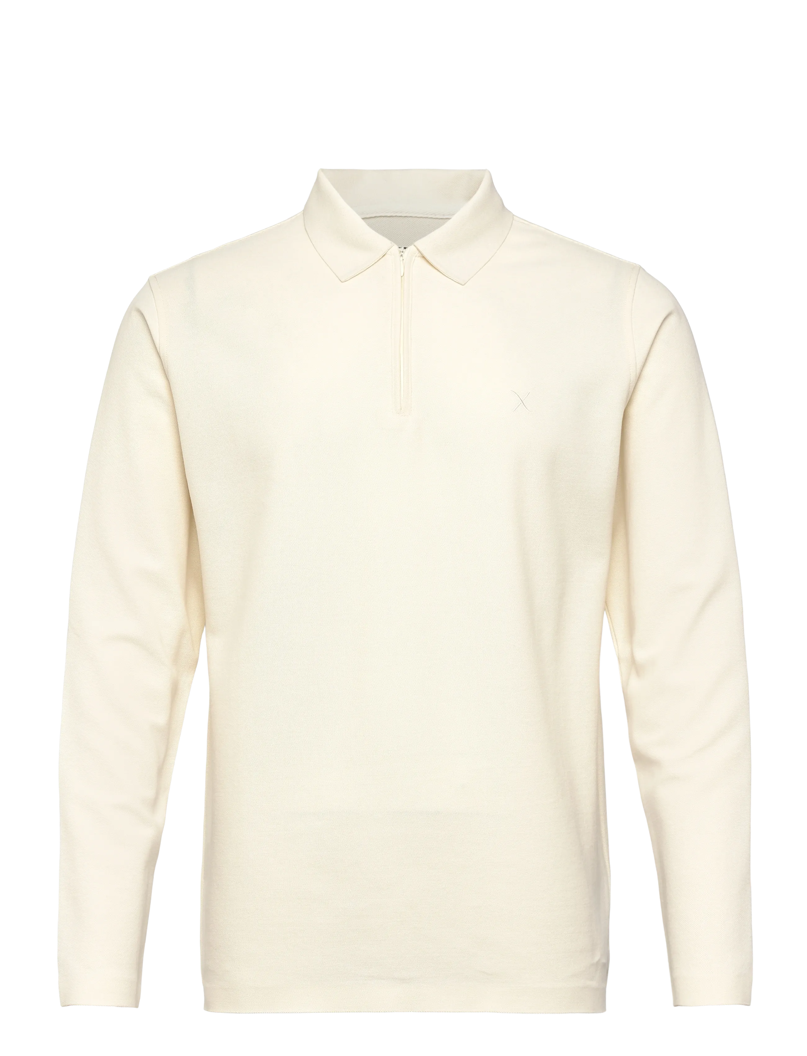 Joss L/S polo - ECRU