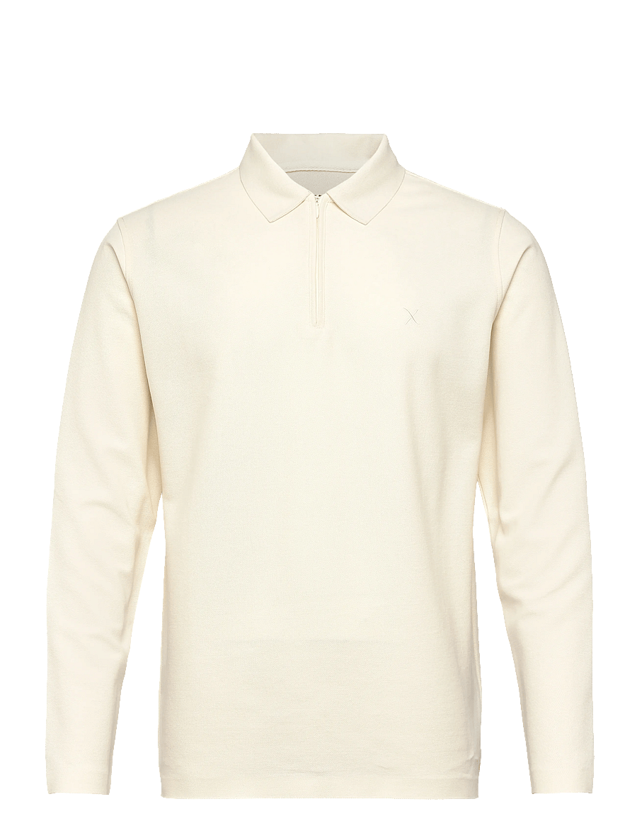 Clean Cut Copenhagen - Joss L/S polo - langärmelig - ecru - 1