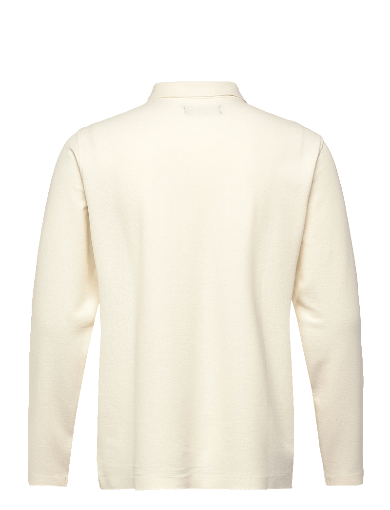 Clean Cut Copenhagen - Joss L/S polo - long-sleeved polos - ecru - 2