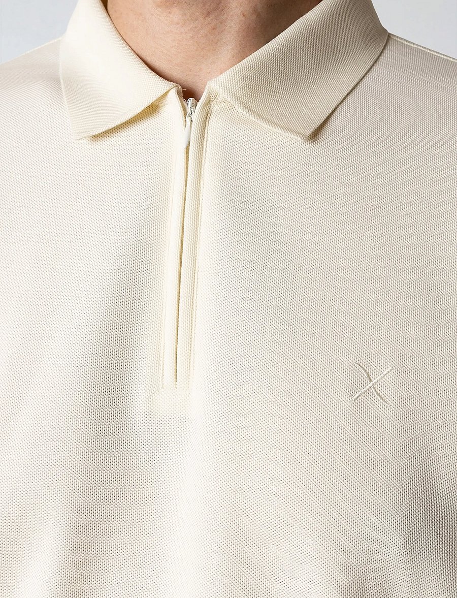 Clean Cut Copenhagen - Joss L/S polo - langärmelig - ecru - 3