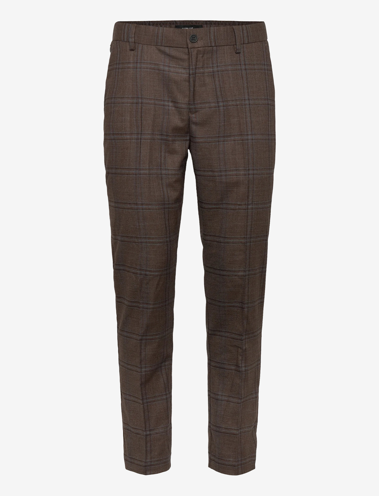 Clean Cut Copenhagen - Berlin percey pants - kostymbyxor - brown - 1