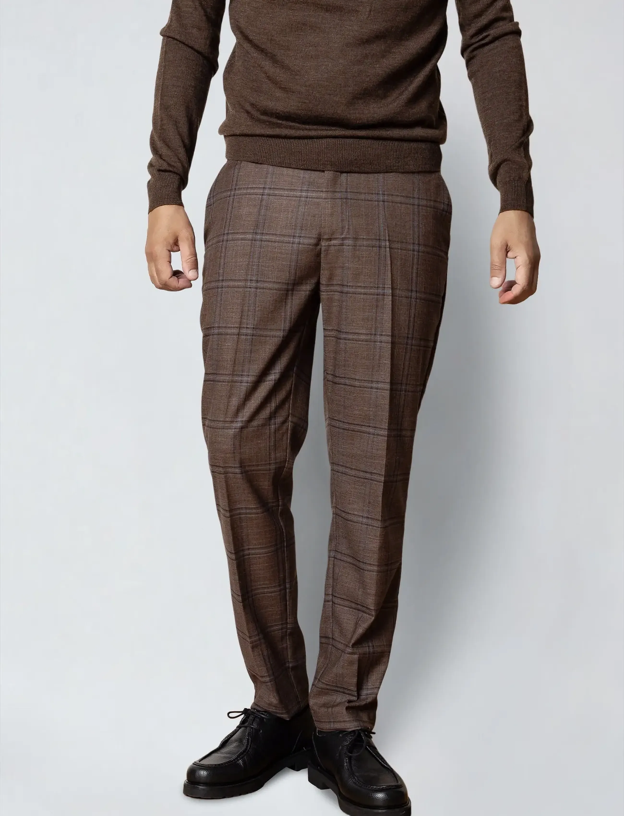Clean Cut Copenhagen - Berlin percey pants - Ülikonnapüksid - brown - 0