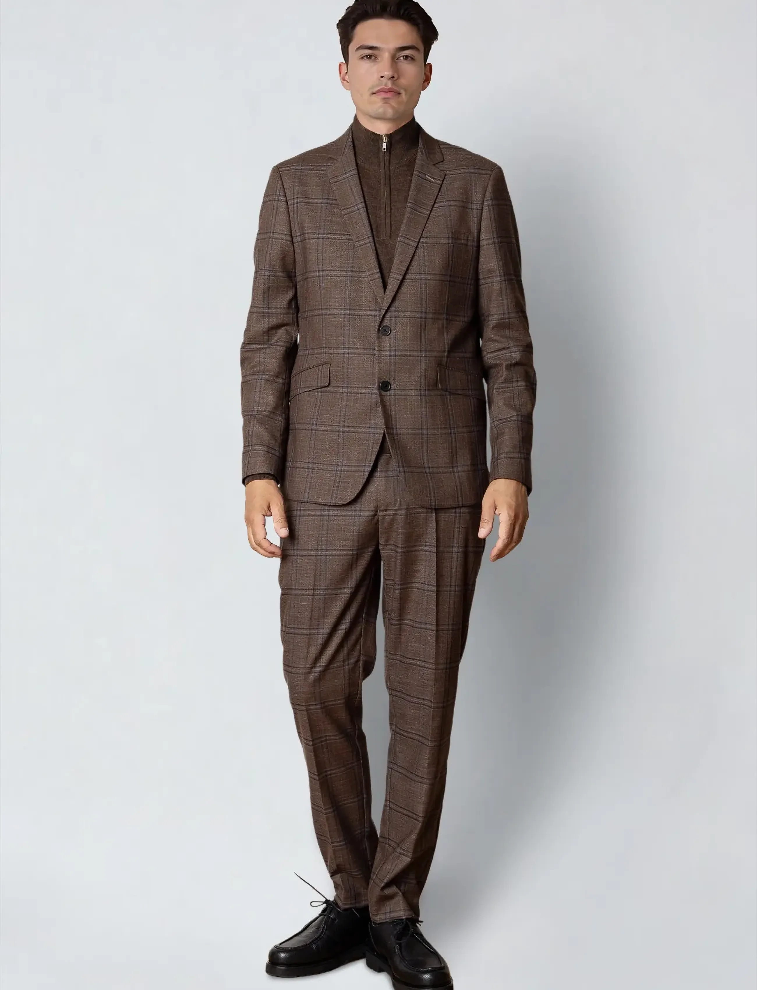 Clean Cut Copenhagen - Berlin percey pants - Ülikonnapüksid - brown - 3