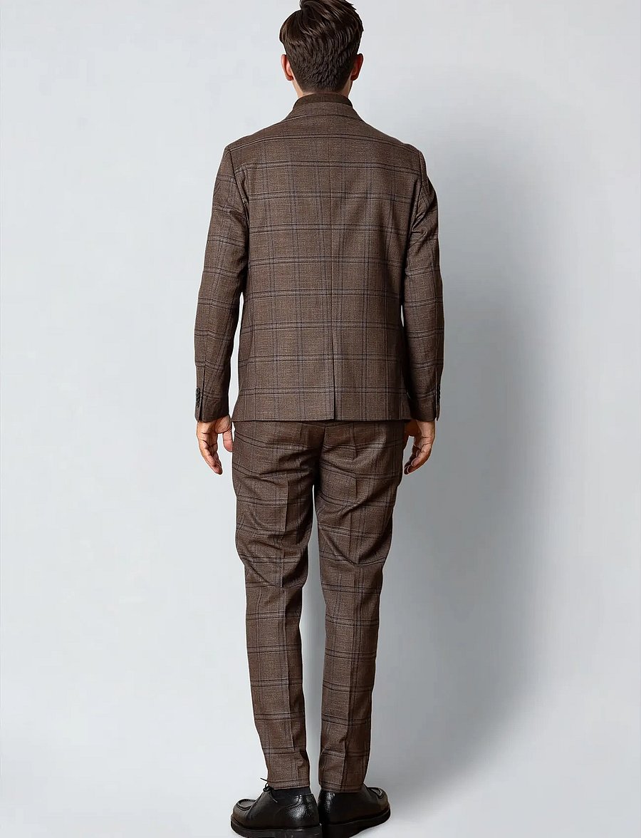 Clean Cut Copenhagen - Berlin percey pants - Ülikonnapüksid - brown - 4