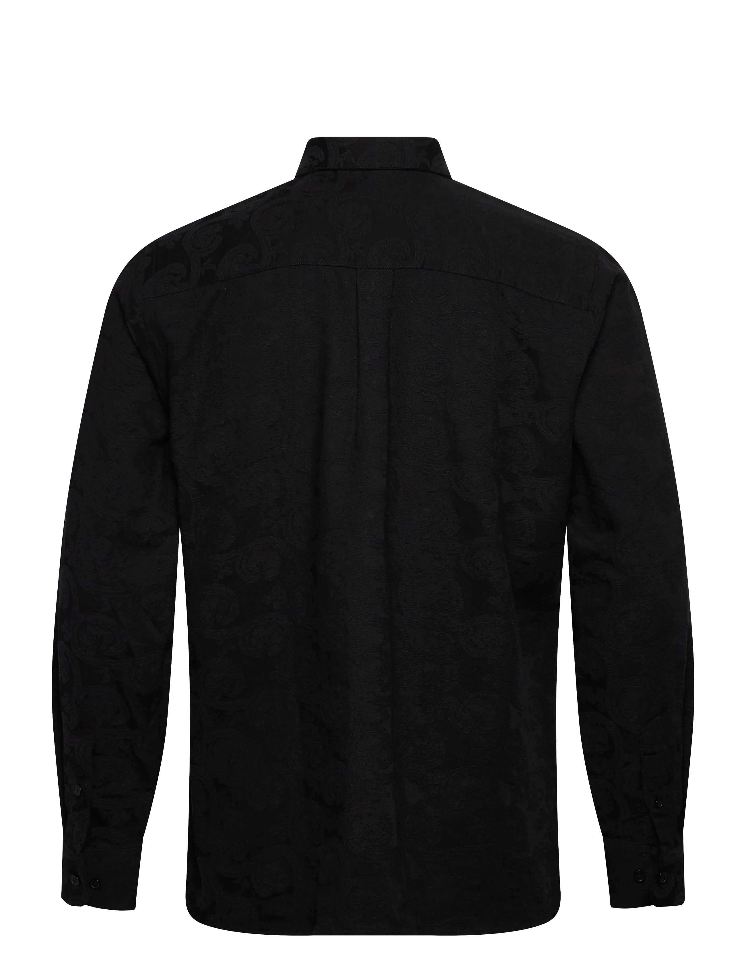 Clean Cut Copenhagen - Malvin jaquard shirt - mønstrede skjorter - black - 2