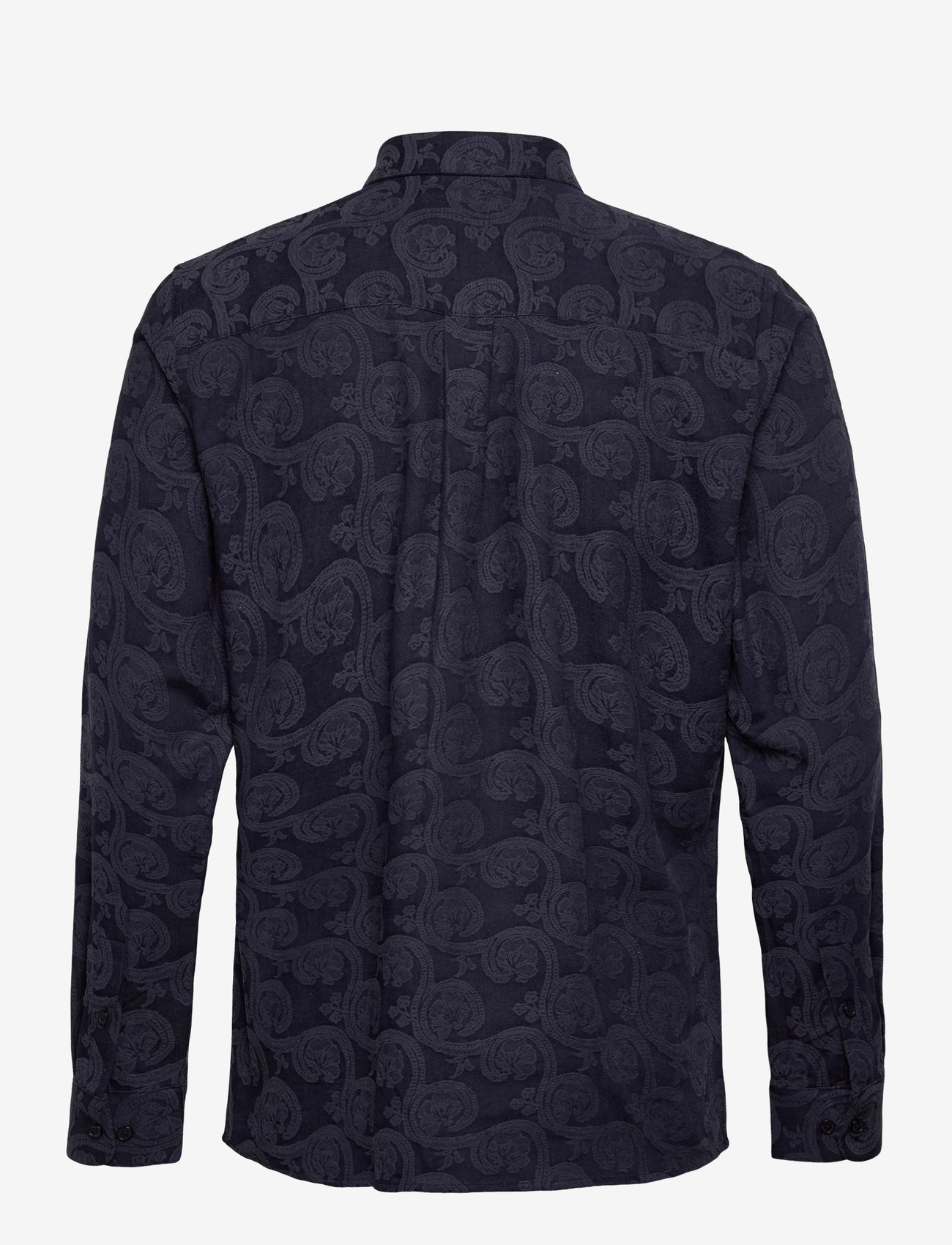 Clean Cut Copenhagen - Malvin jaquard shirt - mönstrade skjortor - navy - 2