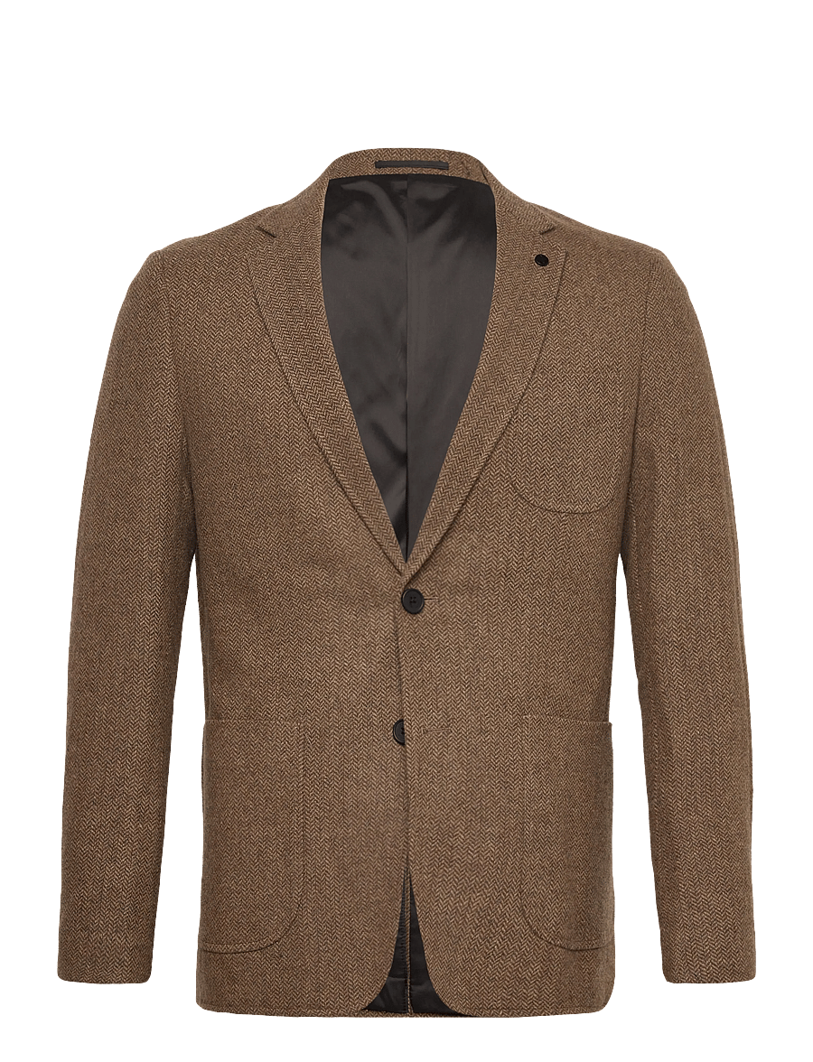 Clean Cut Copenhagen - Marcello blazer - enkeltradede blazere - brown melangÈ - 1
