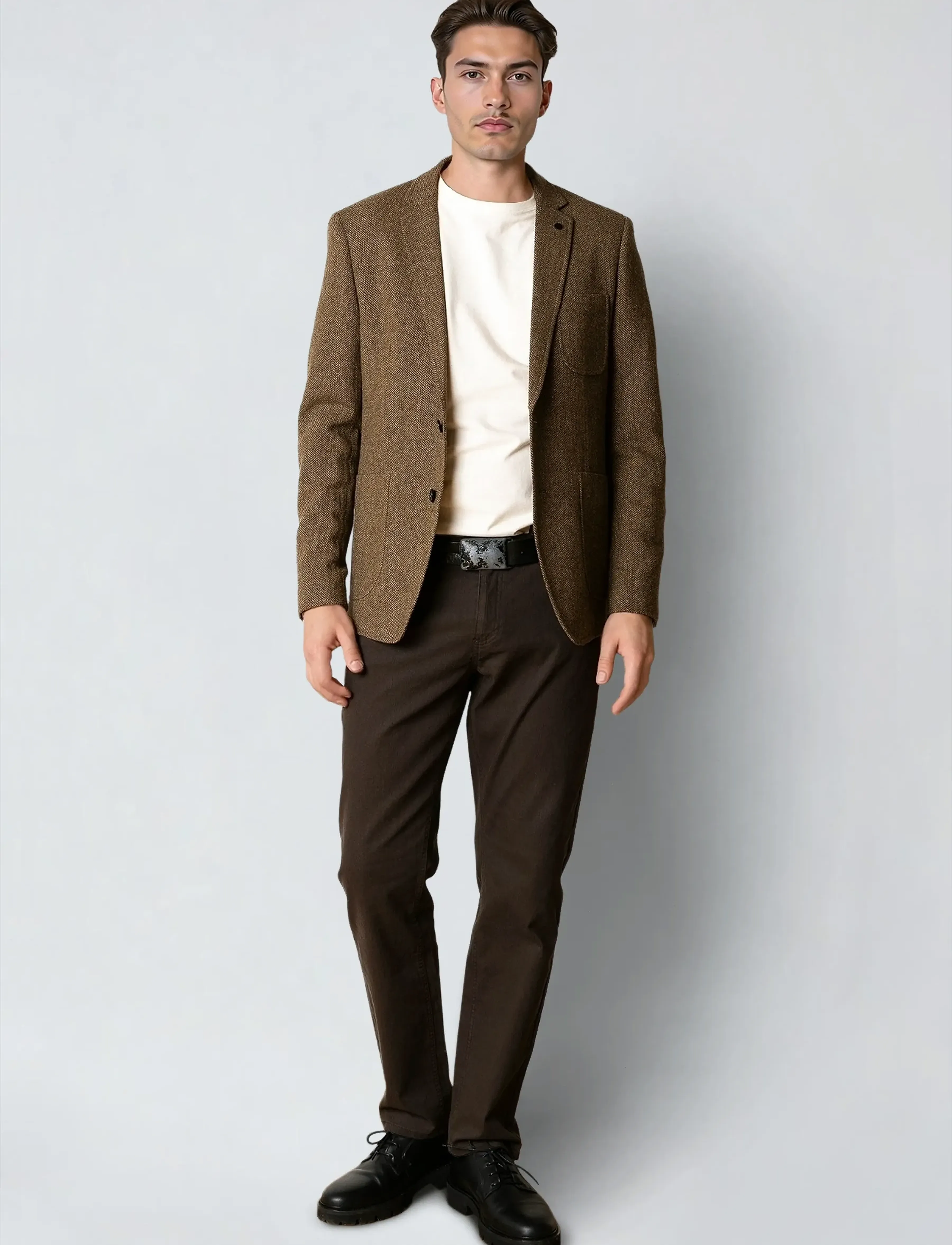 Clean Cut Copenhagen - Marcello blazer - brown melangÈ - 5