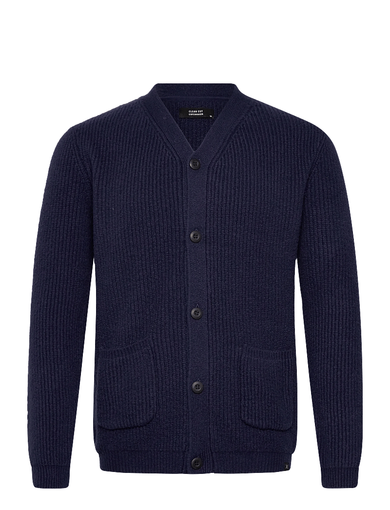 Clean Cut Copenhagen - Brooks cardigan - cardigans - navy - 1