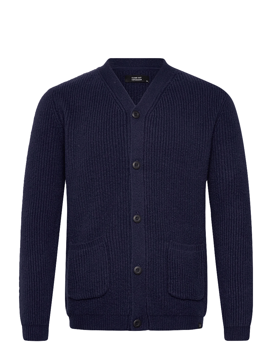 Clean Cut Copenhagen - Brooks cardigan - vesten - navy - 1