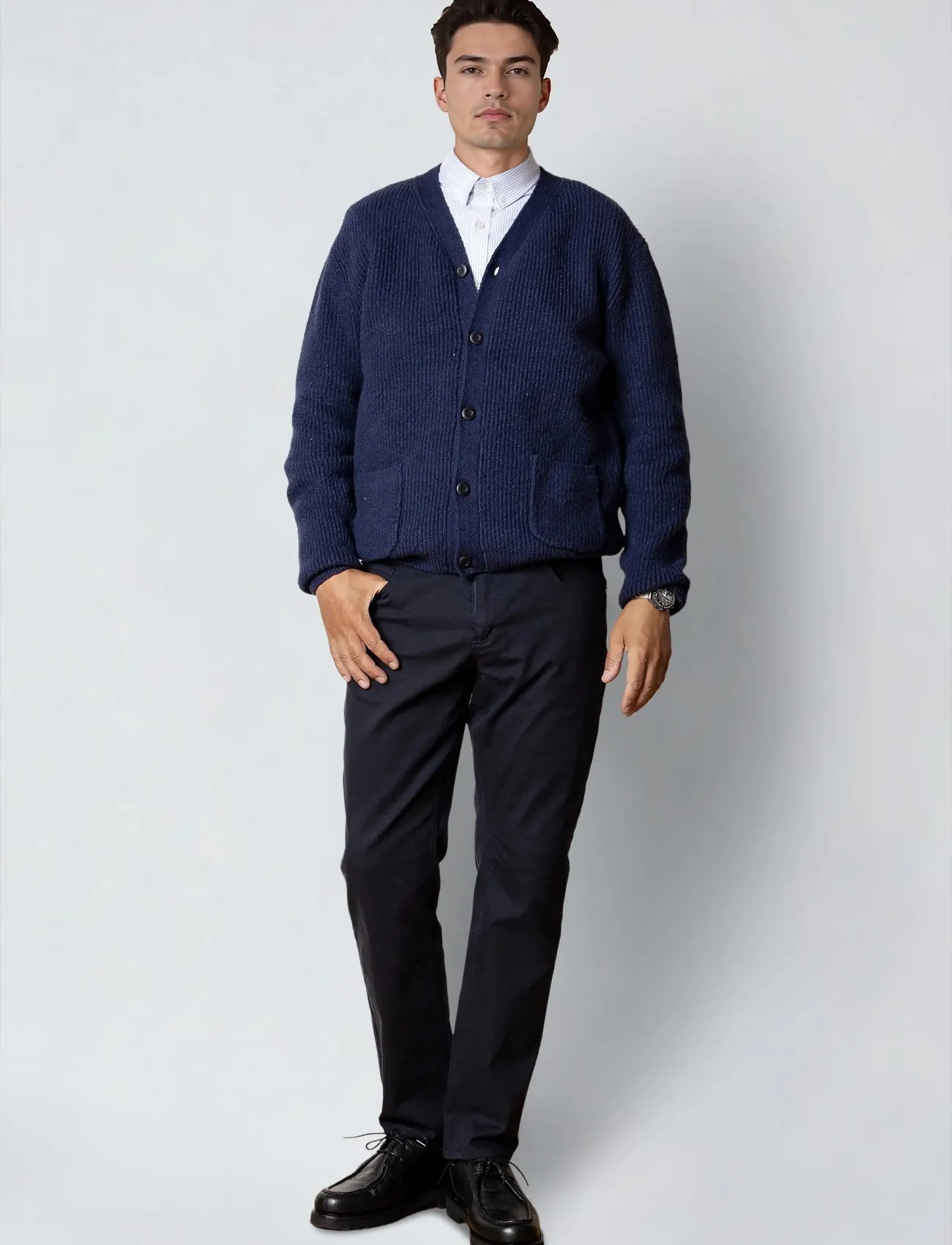 Clean Cut Copenhagen - Brooks cardigan - mallistot - navy - 3