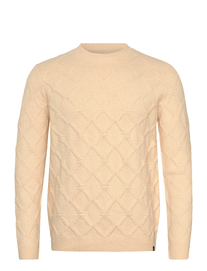 Clean Cut Copenhagen - Avery cable knit - Ümmarguse kaelusega kudumid - ecru melange - 1
