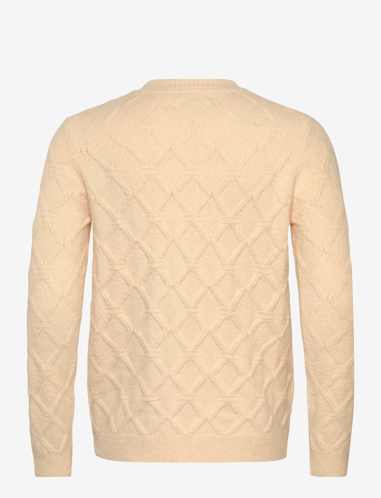 Clean Cut Copenhagen - Avery cable knit - efterårstøj - ecru melange - 1