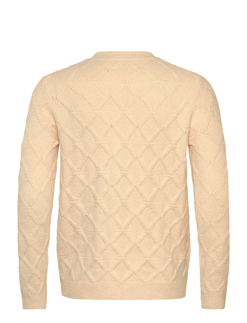 Clean Cut Copenhagen - Avery cable knit - Ümmarguse kaelusega kudumid - ecru melange - 2