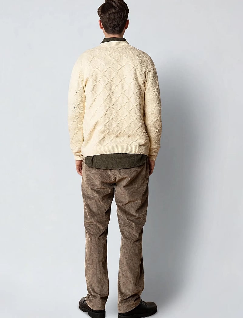 Clean Cut Copenhagen - Avery cable knit - Ümmarguse kaelusega kudumid - ecru melange - 4