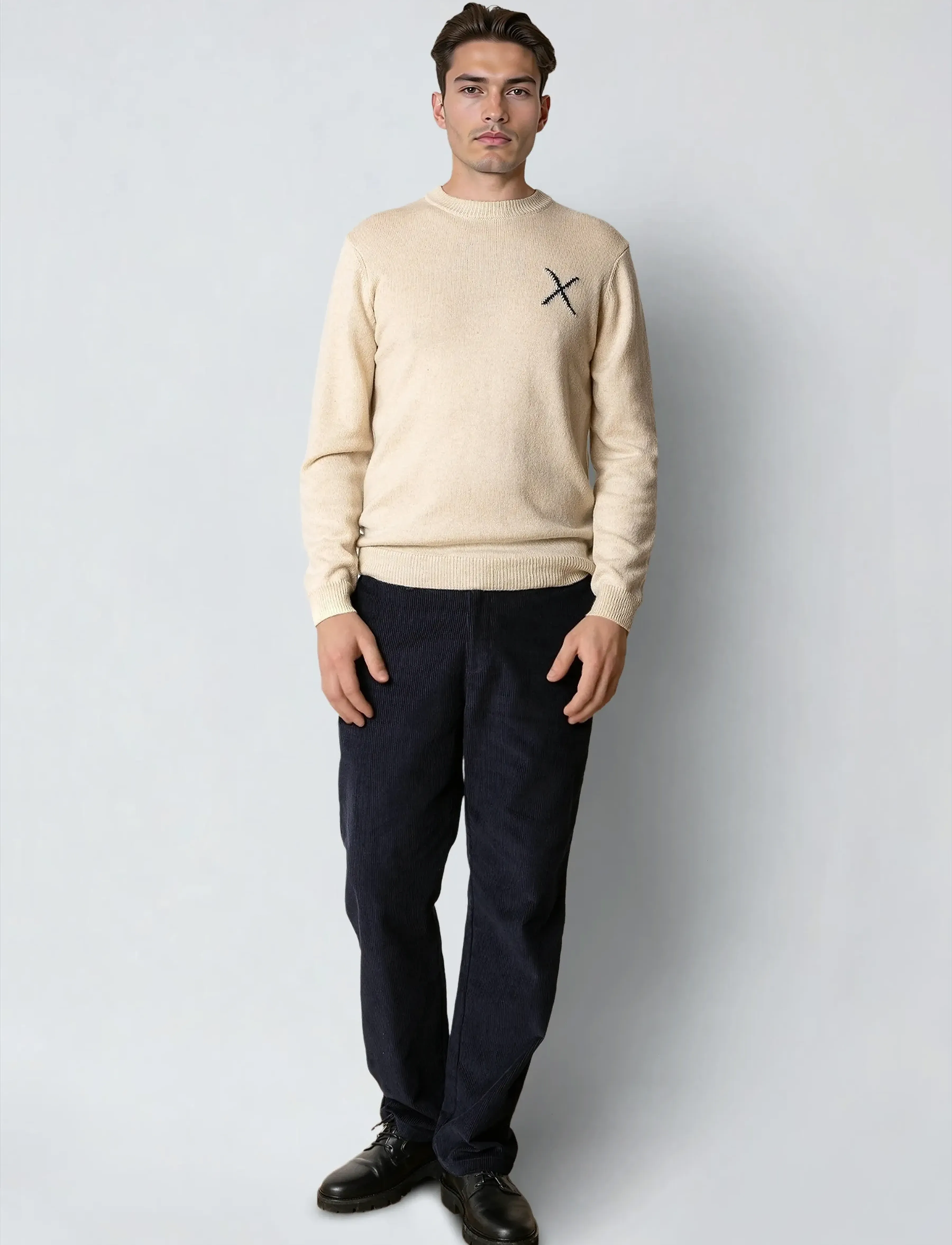 Clean Cut Copenhagen - Stone knit - kudumid - ecru melange - 4