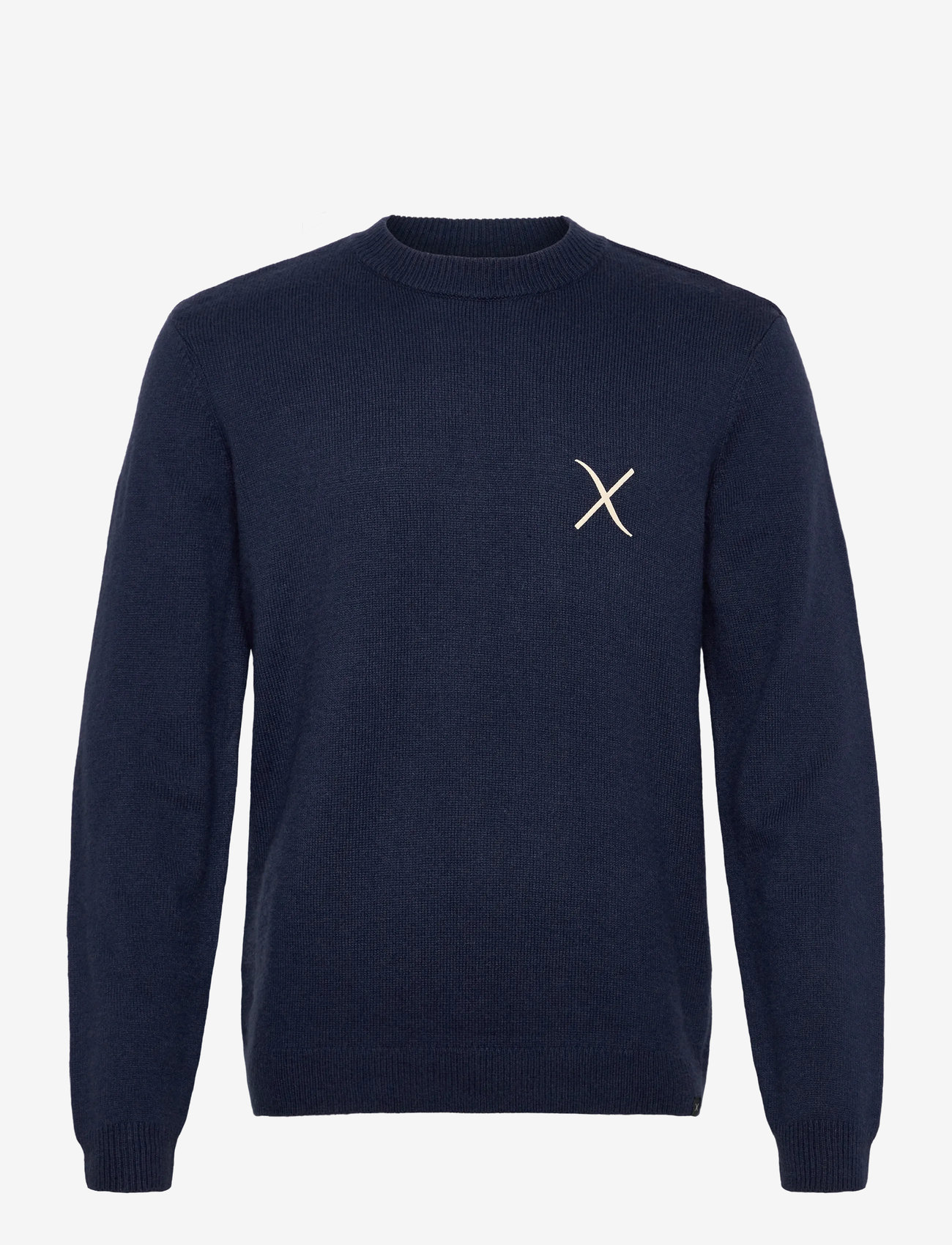 Clean Cut Copenhagen - Stone knit - rundhalsad - navy - 1