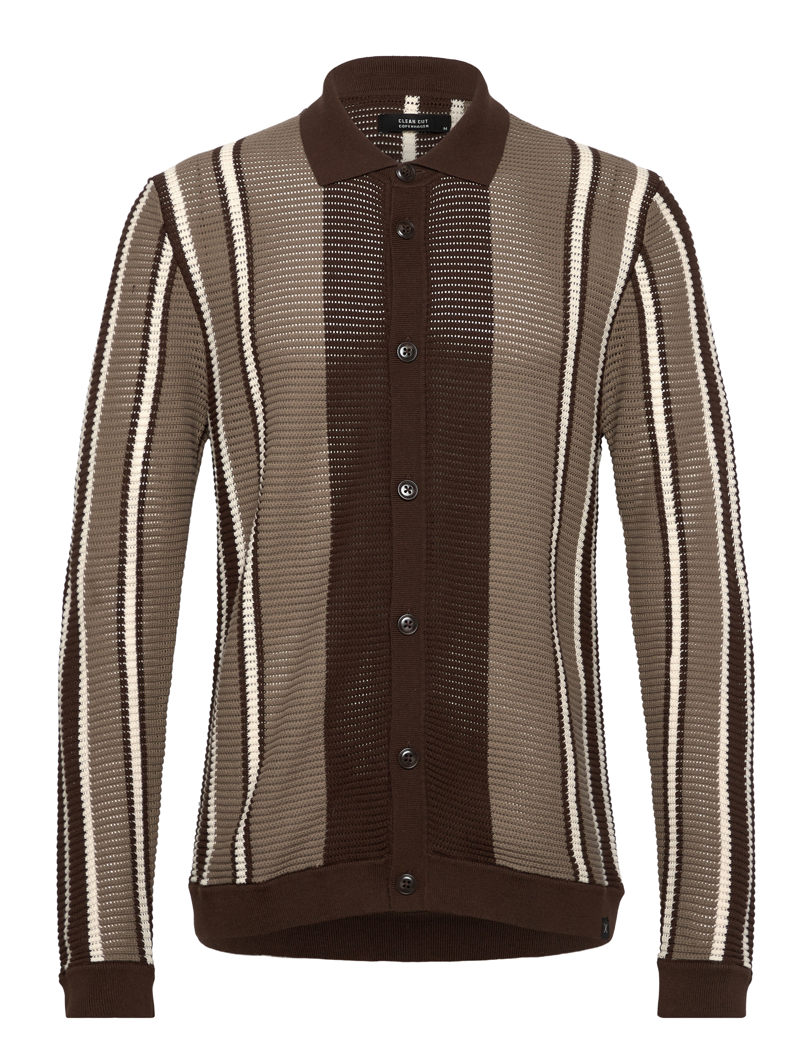 Buckley cardigan - DARK BROWN