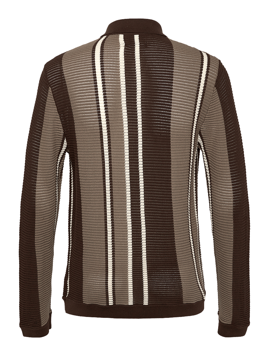 Clean Cut Copenhagen - Buckley cardigan - cardigans - dark brown - 2