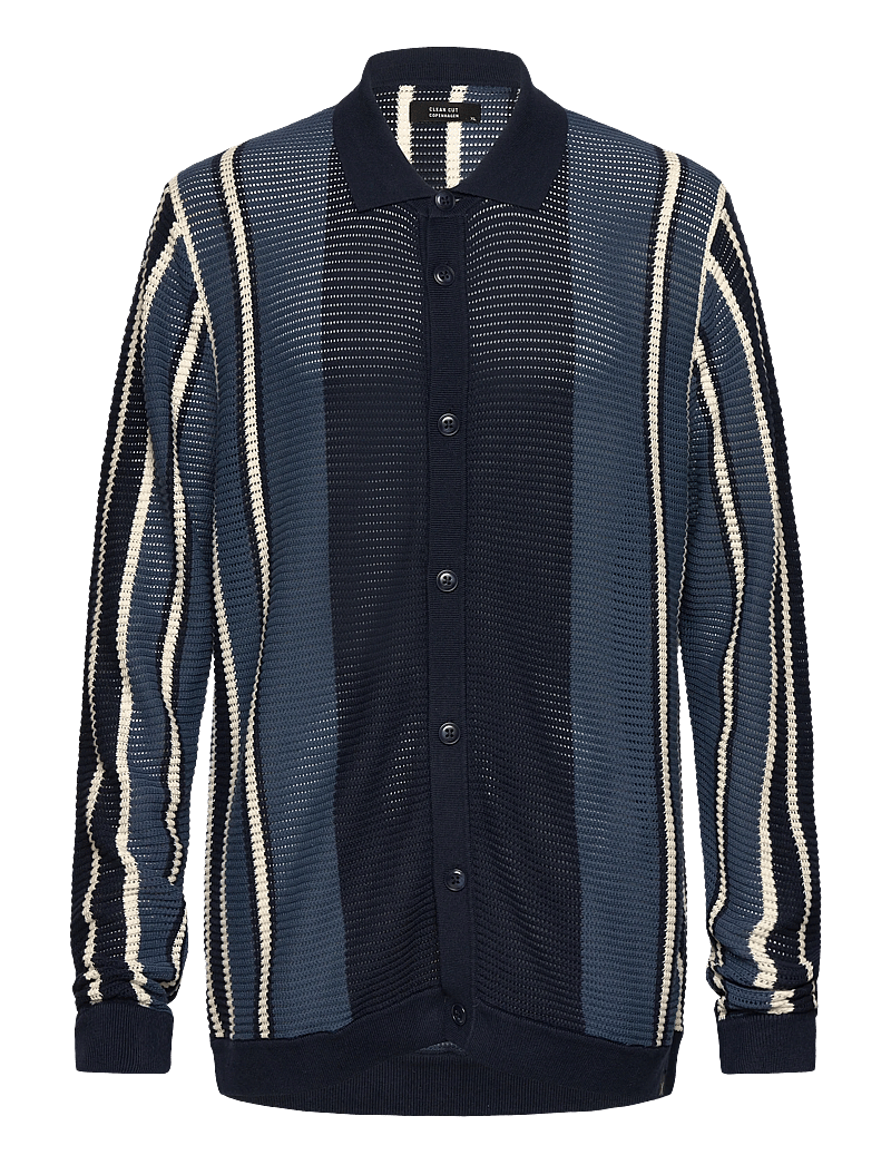 Clean Cut Copenhagen - Buckley cardigan - koftor - navy - 1