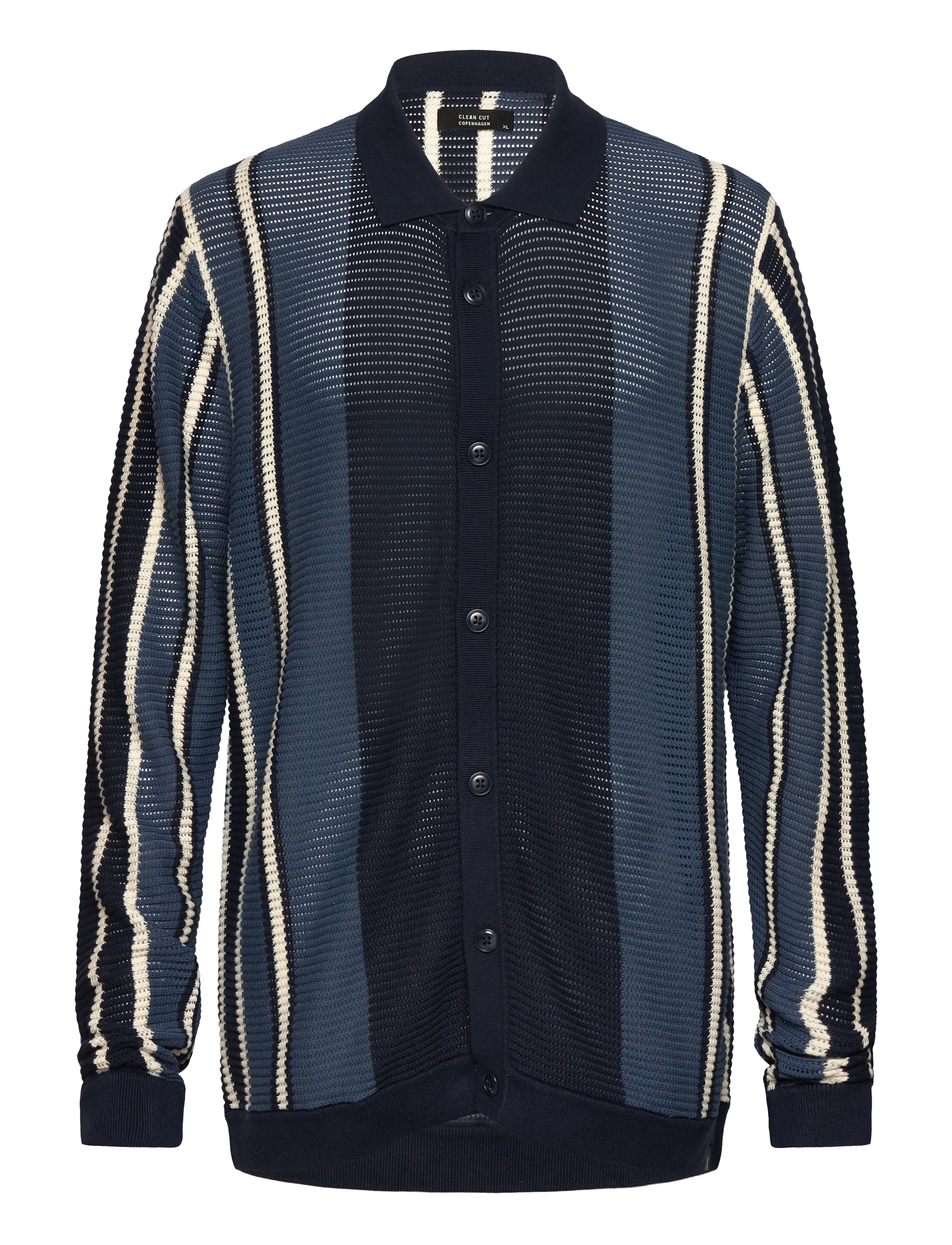 Clean Cut Copenhagen Buckley cardigan - Strik - NAVY / navy