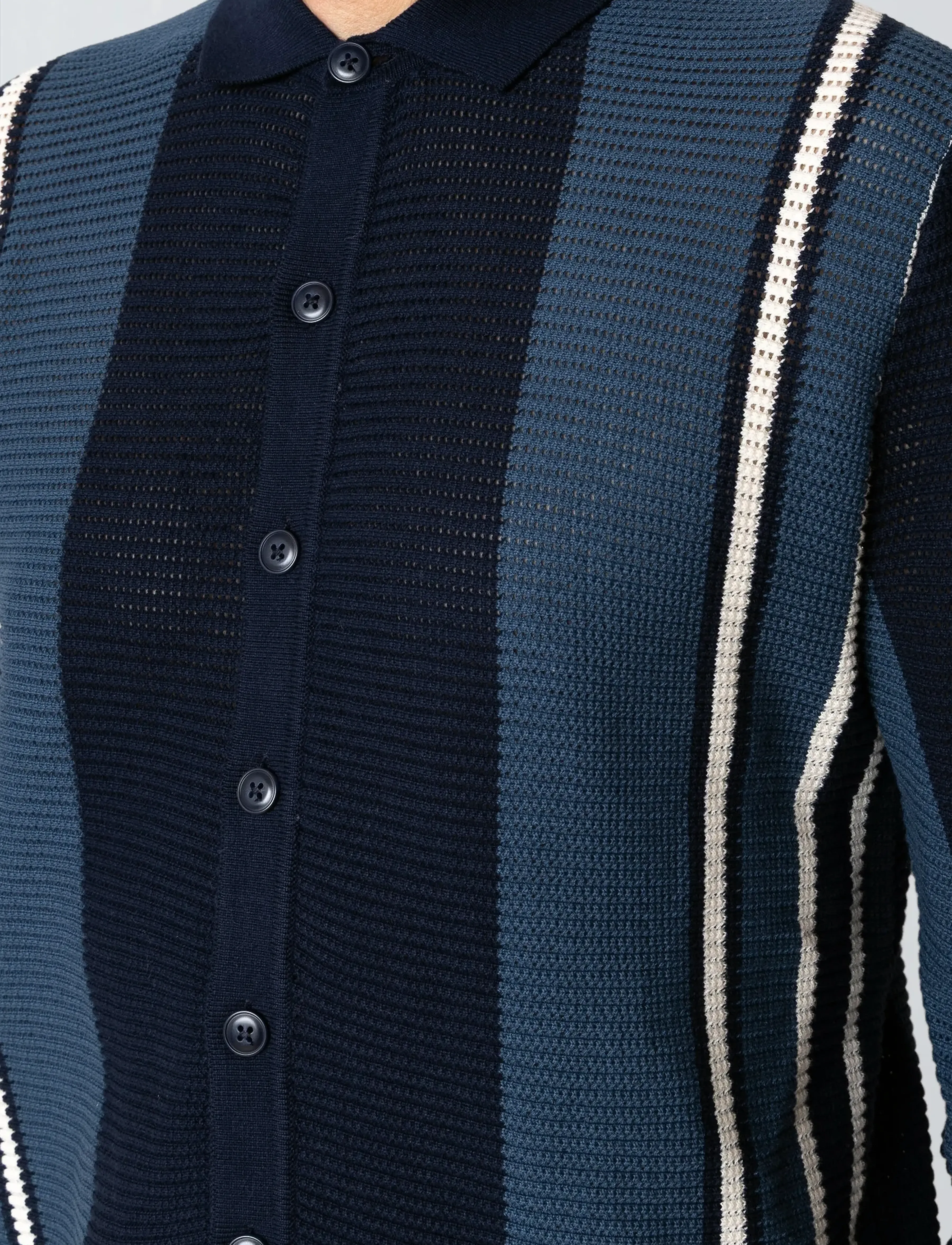 Clean Cut Copenhagen - Buckley cardigan - cardigans - navy - 3