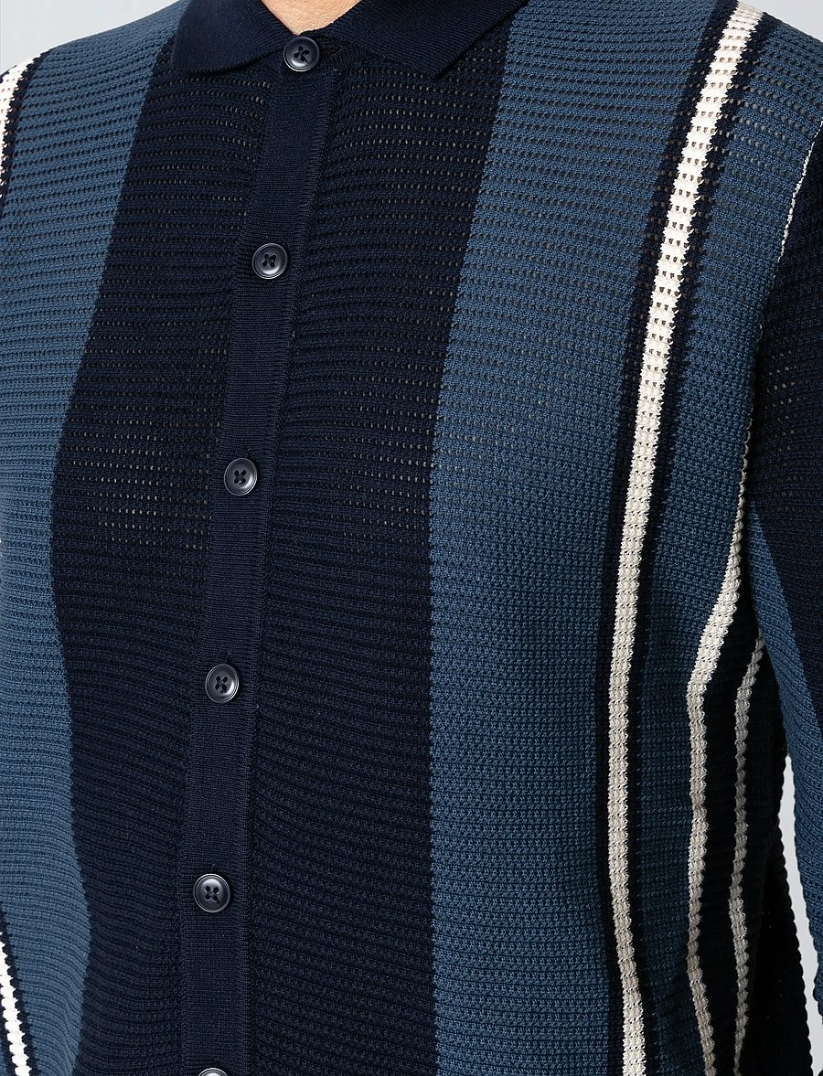 Clean Cut Copenhagen - Buckley cardigan - cardigans - navy - 3