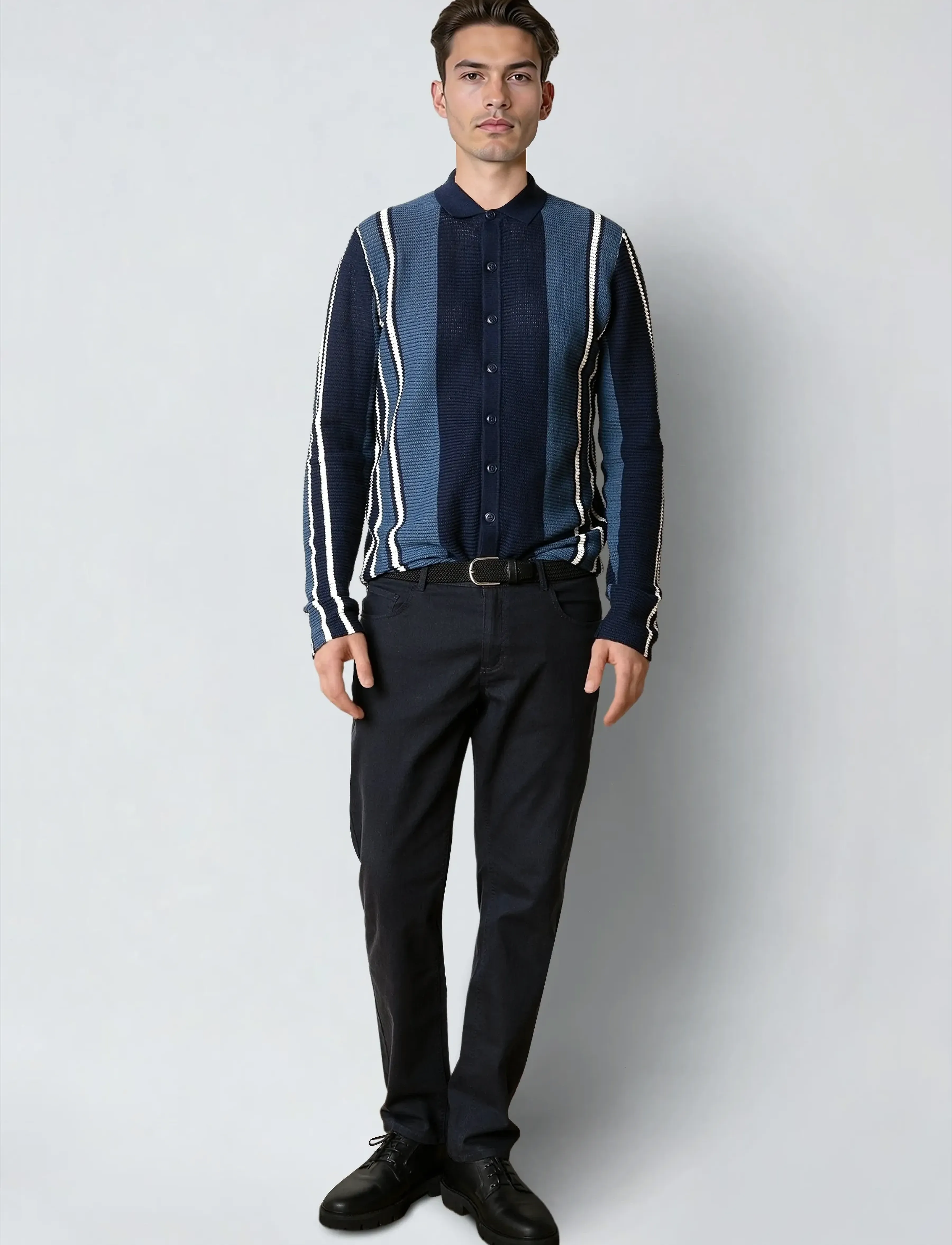 Clean Cut Copenhagen - Buckley cardigan - cardigans - navy - 4