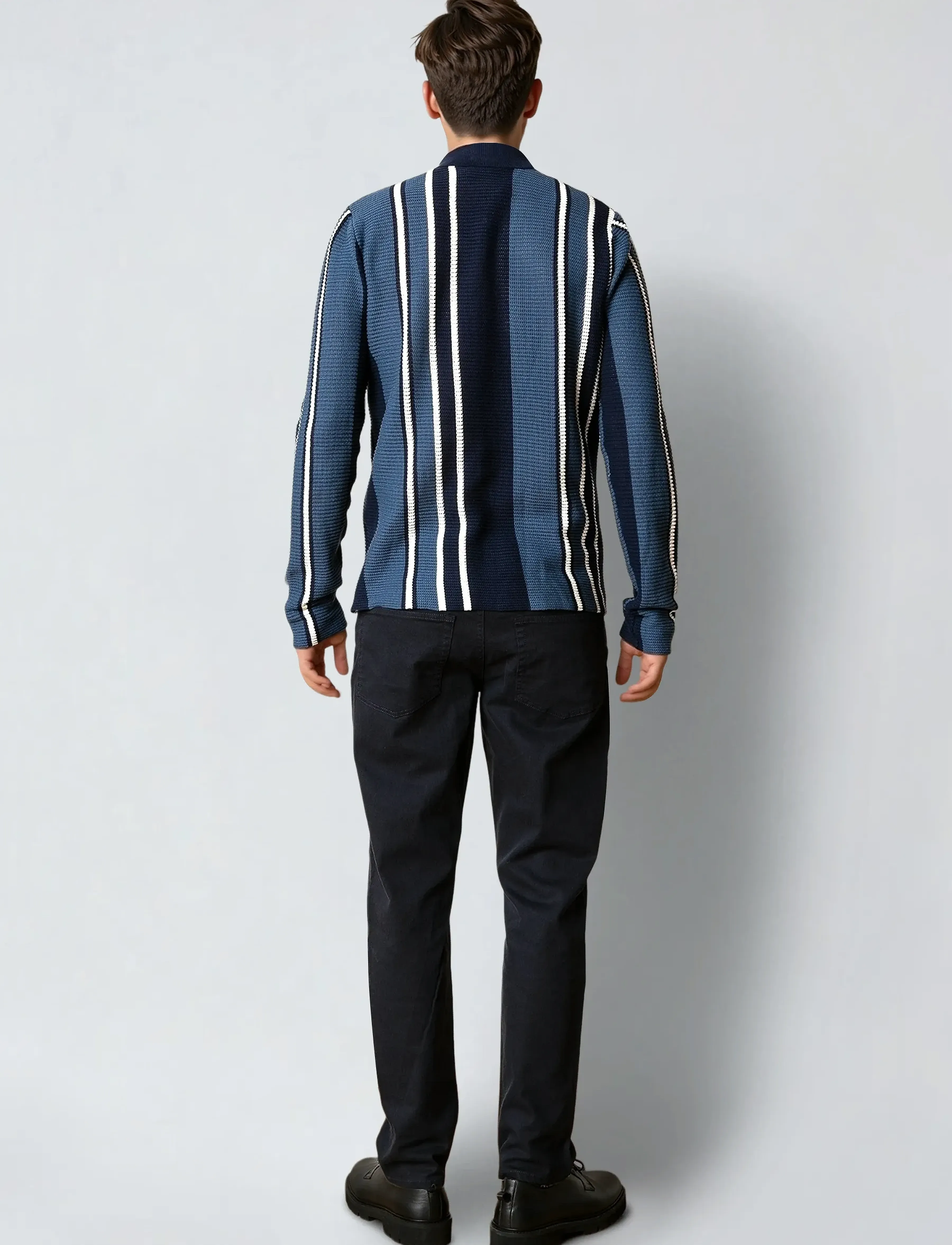 Clean Cut Copenhagen - Buckley cardigan - cardigans - navy - 5