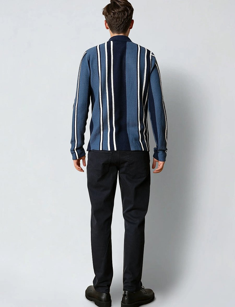 Clean Cut Copenhagen - Buckley cardigan - cardigans - navy - 5