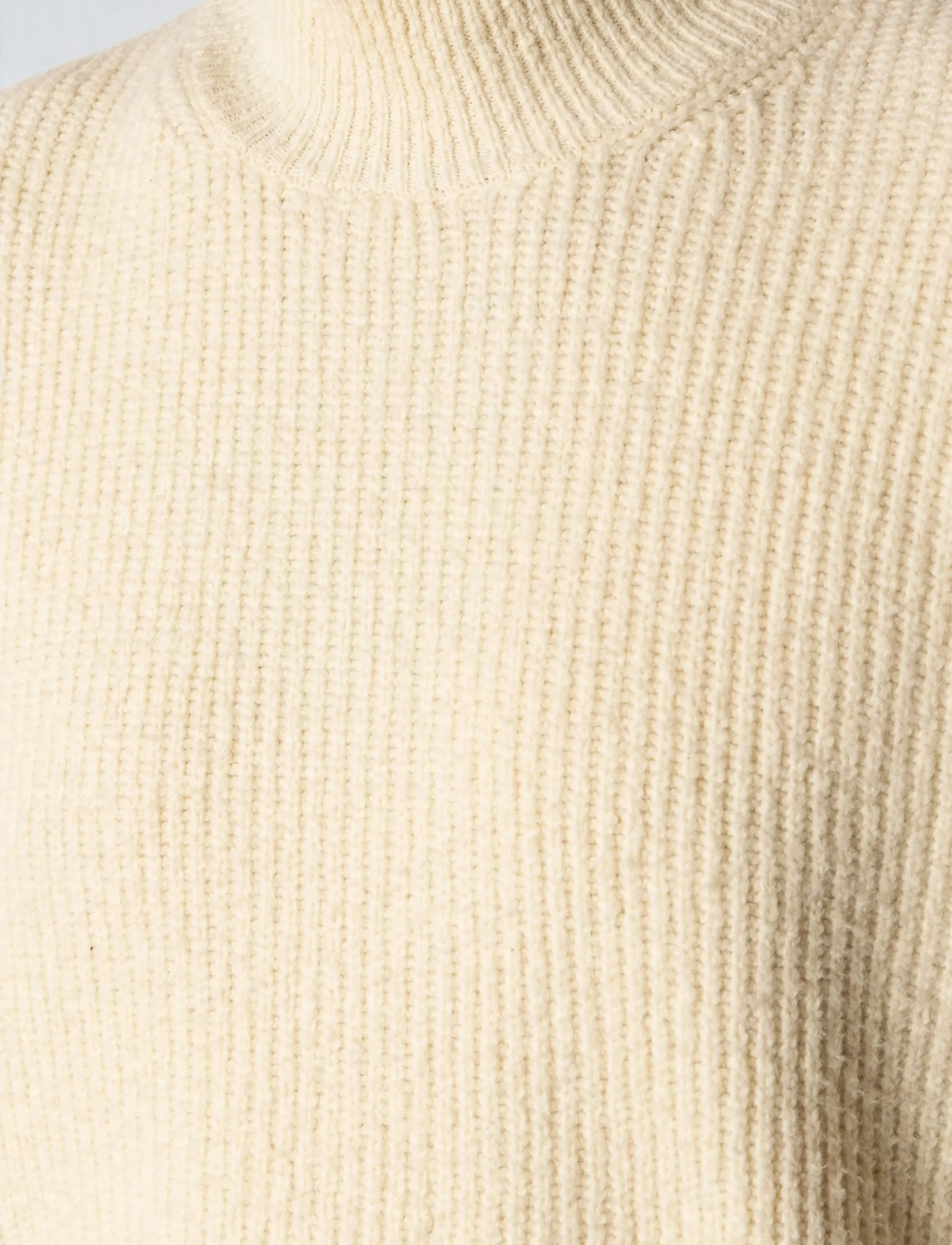 Clean Cut Copenhagen - Pepe turtleneck knit - turtlenecks - ecru - 3