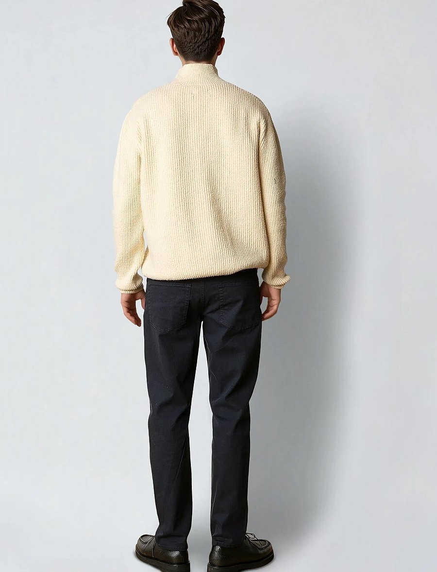 Clean Cut Copenhagen - Pepe turtleneck knit - rullekraver - ecru - 5