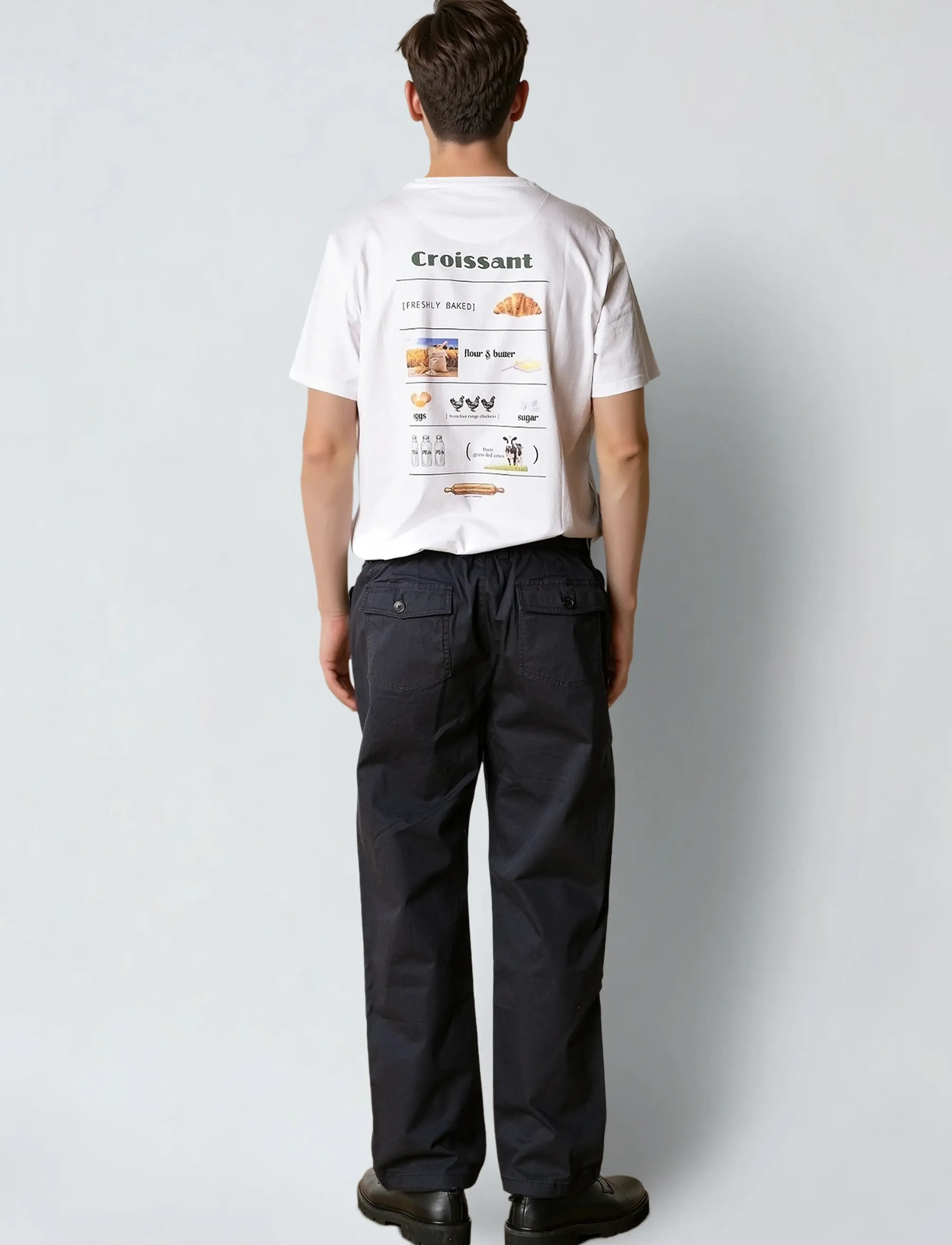 Clean Cut Copenhagen - Croissant t-shirt - kurzärmelig - white - 4