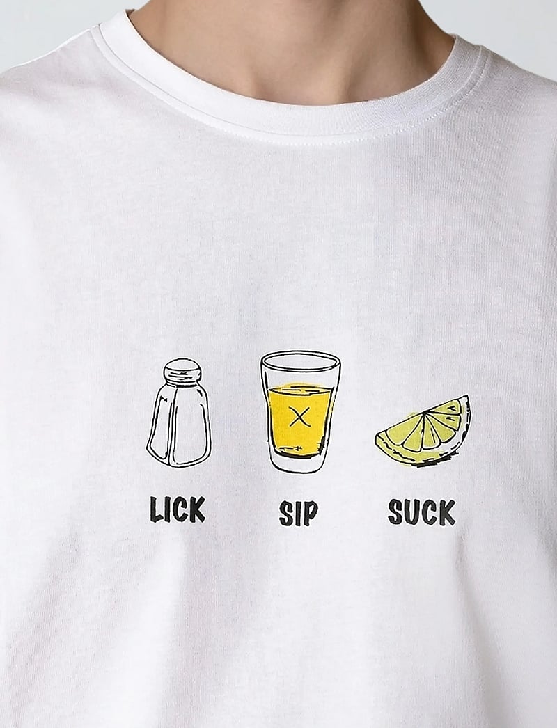 Clean Cut Copenhagen - Tequila t-shirt - lühikeste varrukatega t-särgid - white - 3