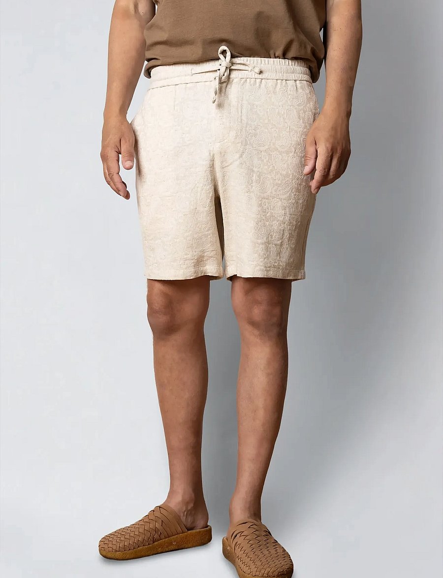 Clean Cut Copenhagen - Amsterdam Forde shorts - casual shorts - ecru - 0