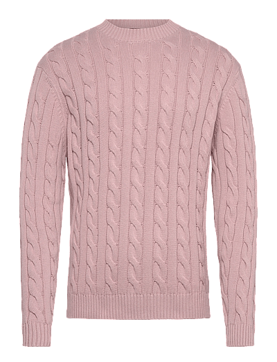 August Cable Knitted Jumper - Rund Hals