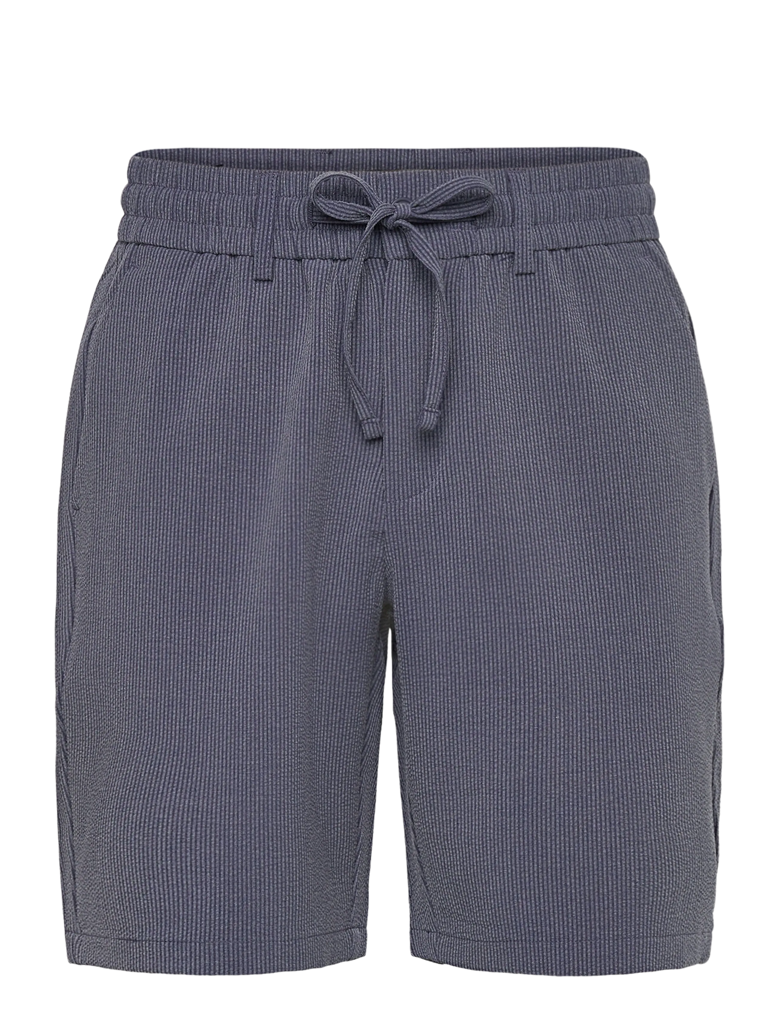 Clean Cut Copenhagen Barcelona Erico striped shorts - Clean Cut Copenhagen - NAVY / navy