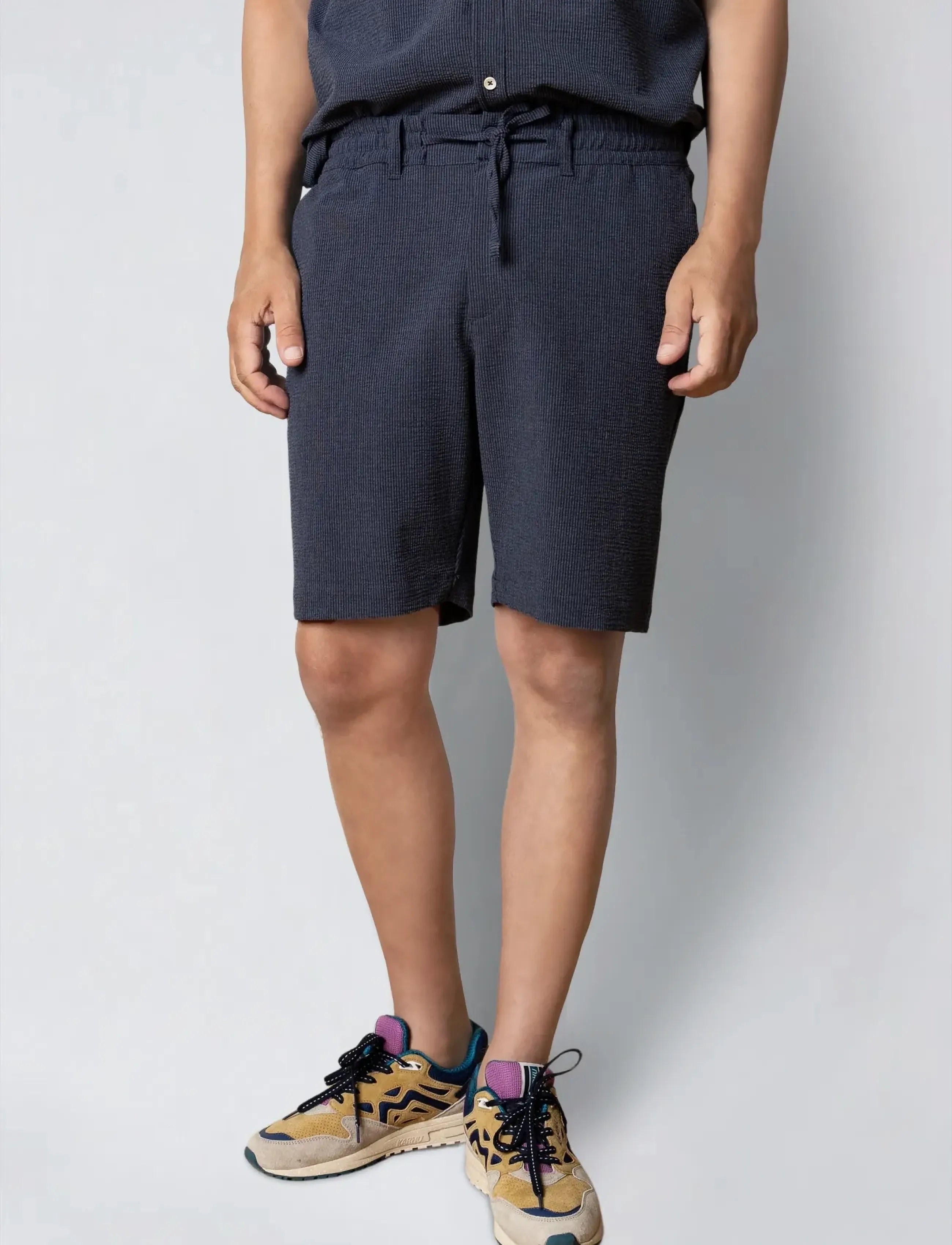 Clean Cut Copenhagen Barcelona Erico striped shorts - Kollektionen - NAVY / navy