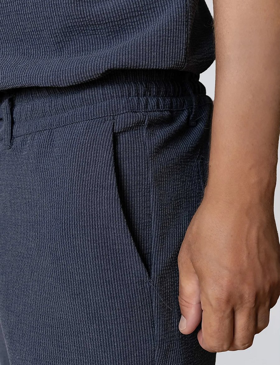 Clean Cut Copenhagen - Barcelona Erico striped shorts - freizeitshorts - navy - 4