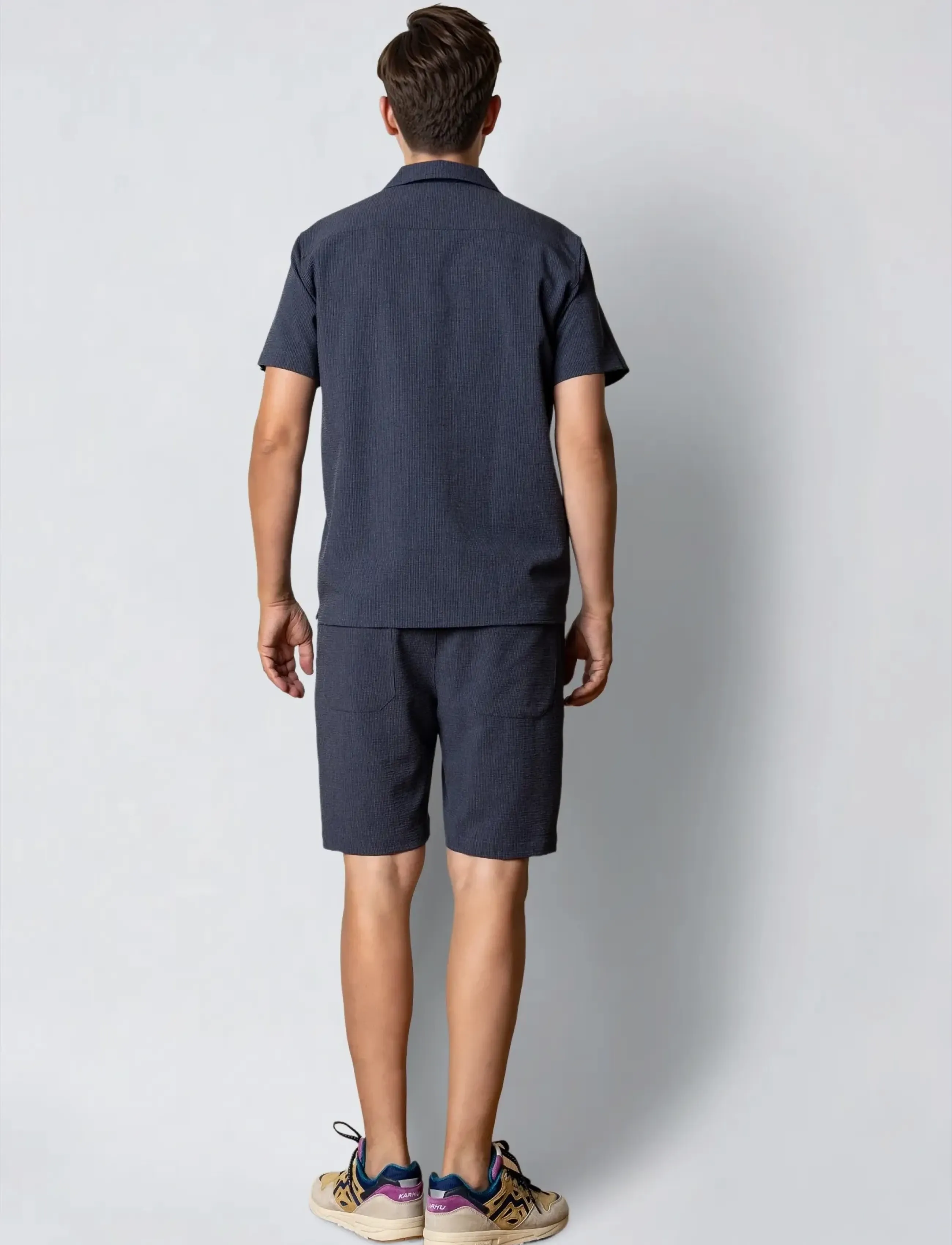 Clean Cut Copenhagen - Barcelona Erico striped shorts - casual shorts - navy - 5