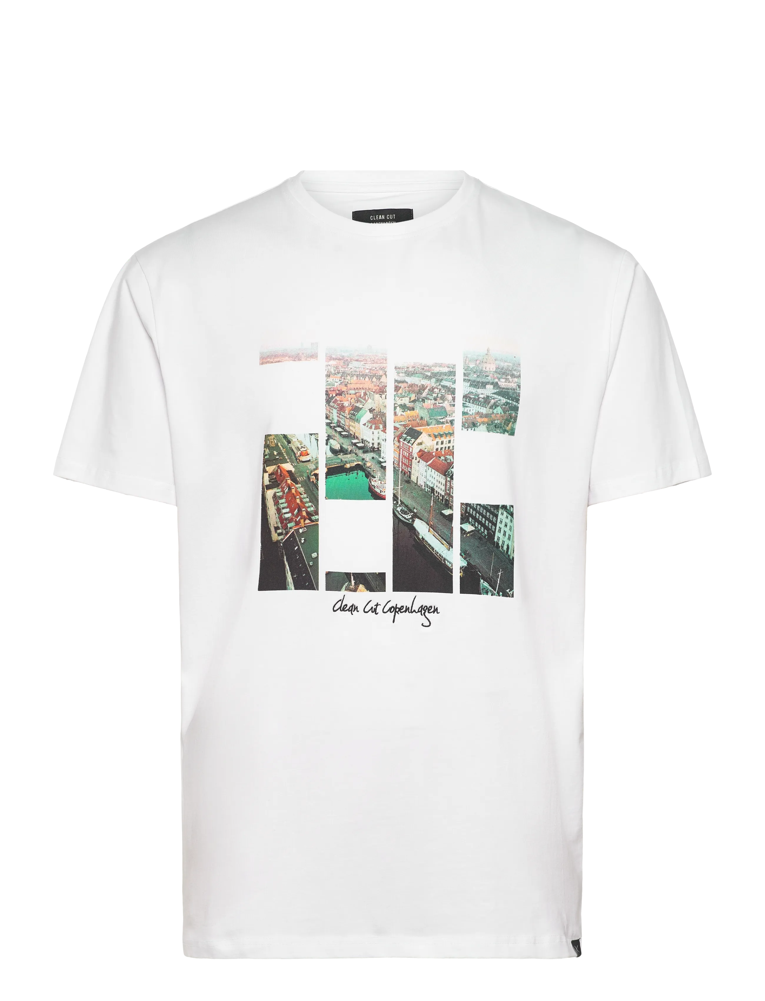 Clean Cut Copenhagen Copenhagen organic view t-shirt - T-shirts - WHITE / white