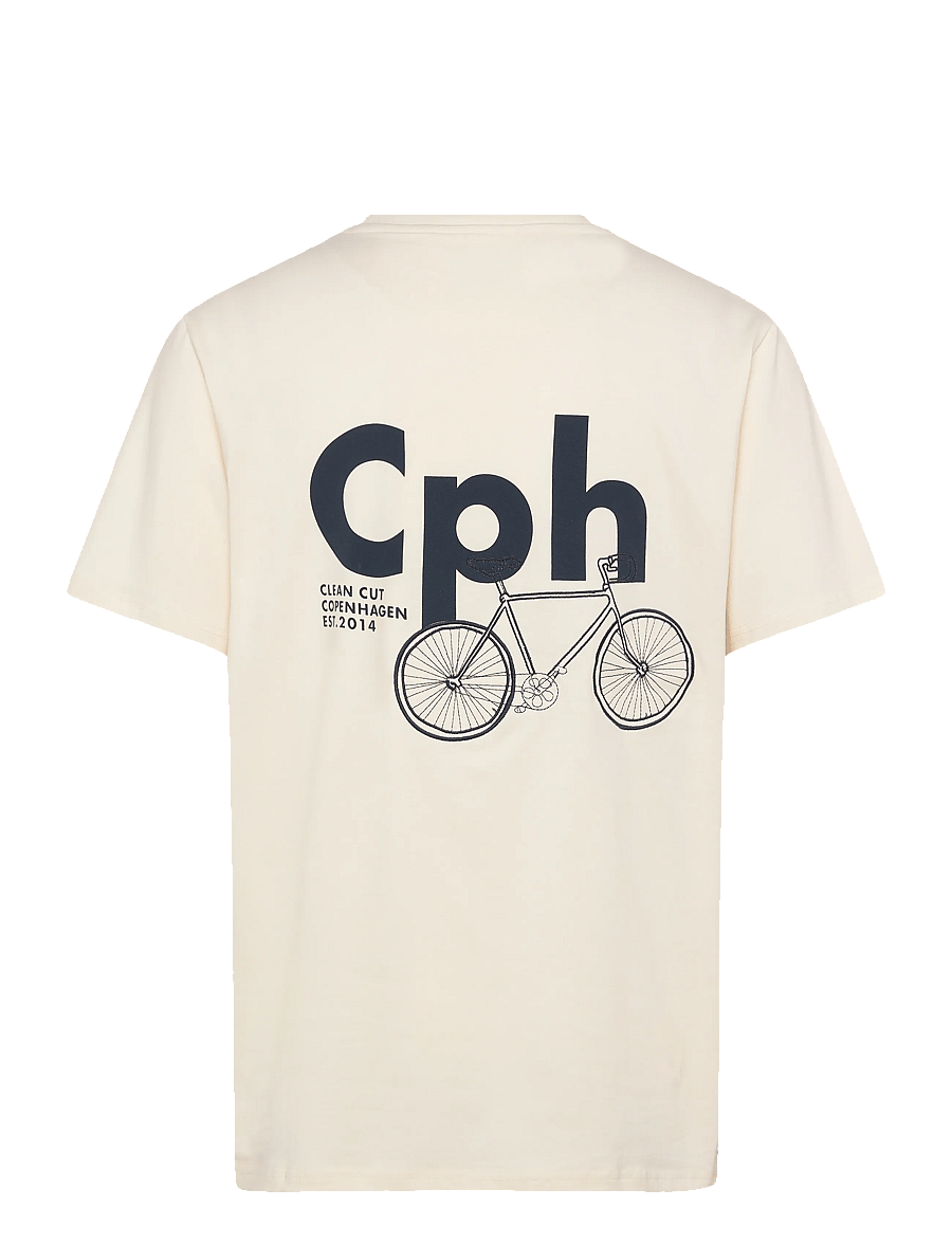 Clean Cut Copenhagen - Esme organic t-shirt - kortärmade t-shirts - ecru - 2