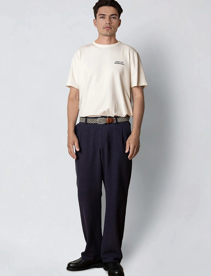 Clean Cut Copenhagen - Esme organic t-shirt - kortärmade t-shirts - ecru - 3