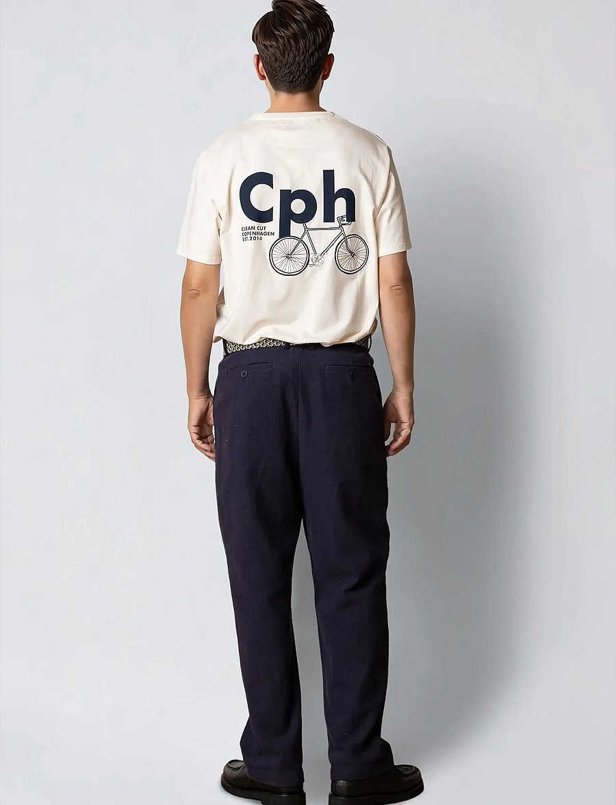 Clean Cut Copenhagen - Esme organic t-shirt - kortärmade t-shirts - ecru - 5